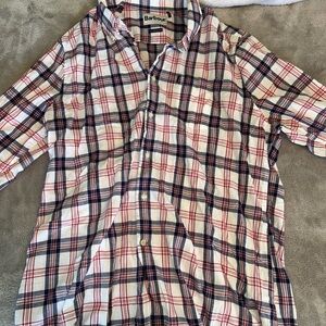Barbour Men's Plaid Shirt - Red, Blue, White